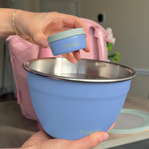 s-well-64oz-stainless-steel-salad-bowl-kit-with-removable-tray-and-mini-canister image 8