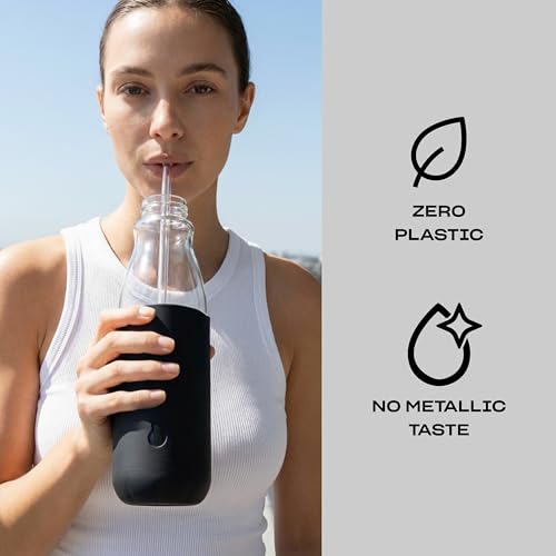 s-well-glass-original-18-oz-water-bottle-with-collapsible-glass-straw-onyx-boros image 7