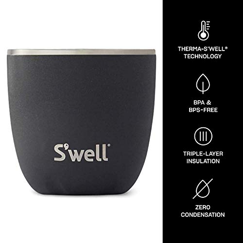 s-well-tumbler-10oz-onyx-triple-layered-vacuum-insulated-stainless-steel image 8