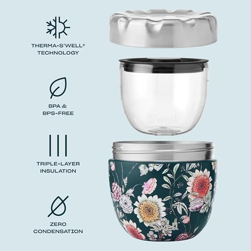 s-well-eats-stainless-steel-food-bowl-21-5oz-midnight-botanical-triple-layered-v image 8