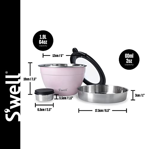 s-well-salad-bowl-kit-1-9l-pink-topaz-leak-proof-with-condiment-container-tray image 8