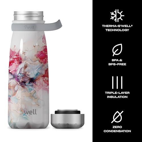 s-well-stainless-steel-traveler-with-handle-32oz-rose-marble image 8