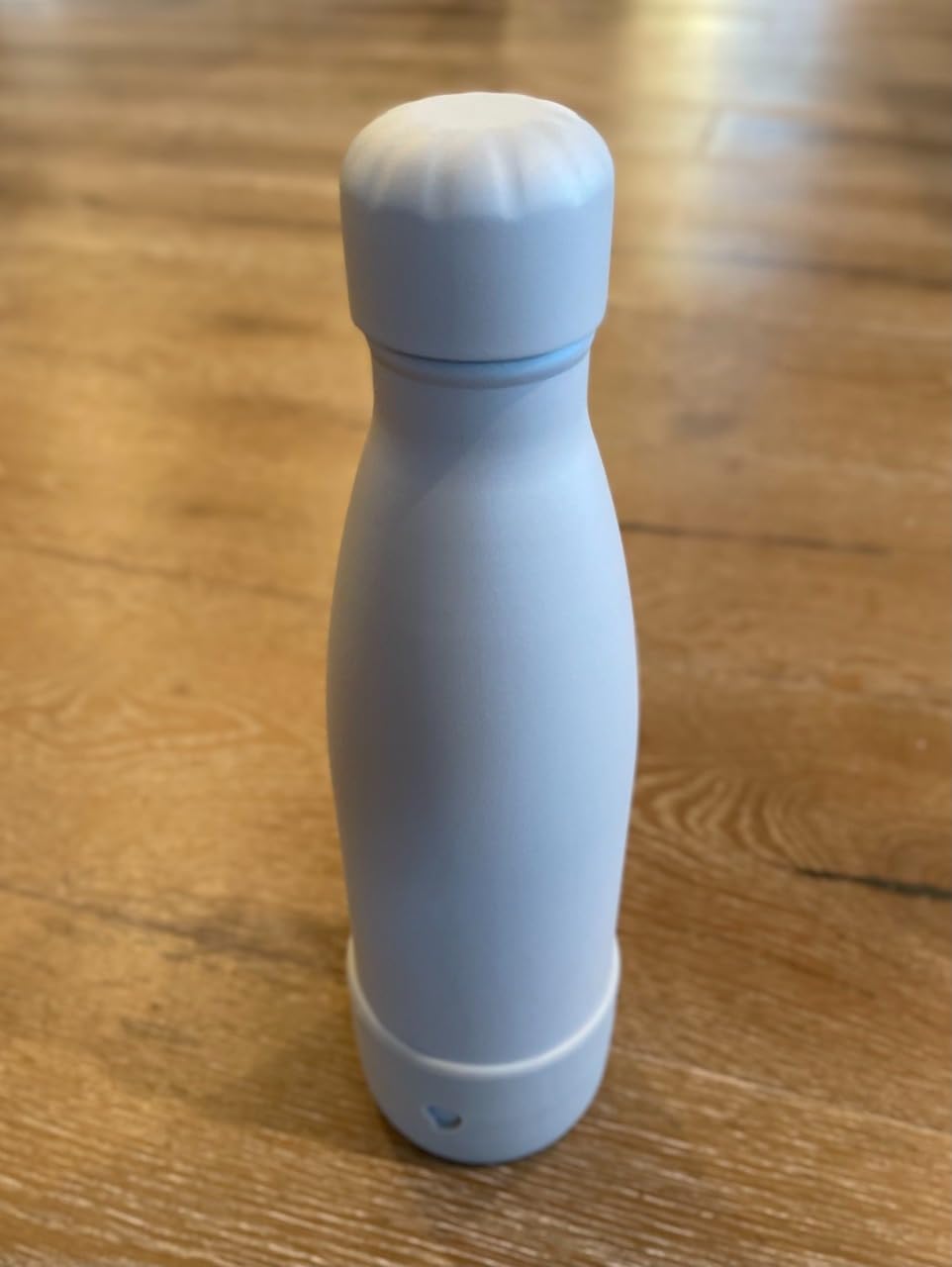 Nice bottle, but the bumper is annoying