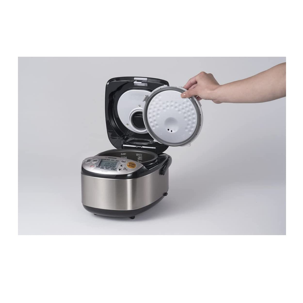 zojirushi-micom-3-cup-rice-cooker-and-warmer-with-fuzzy-logic-triple-heater-retr image 3