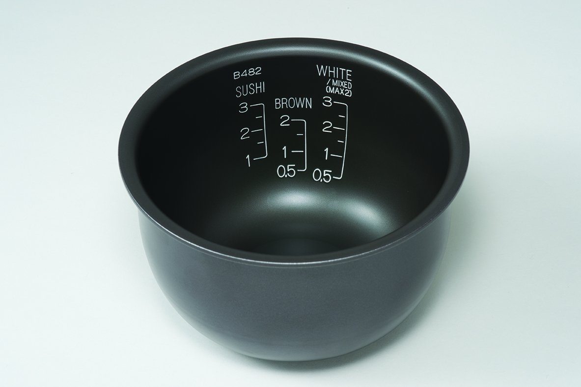 zojirushi-micom-3-cup-rice-cooker-warmer-ns-lhc05-stainless-dark-brown image 5