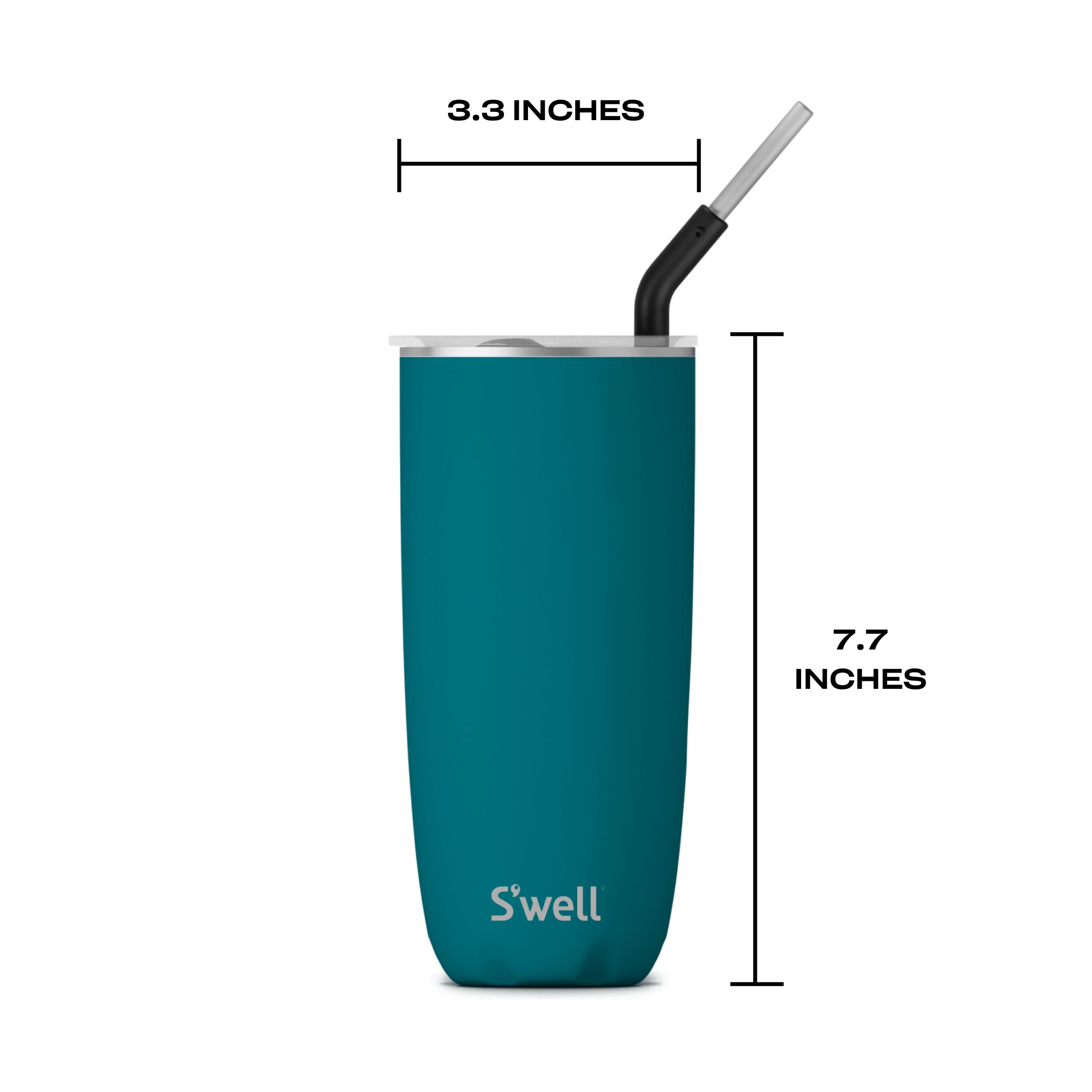 s-well-stainless-steel-tumbler-with-straw-and-slide-open-lid-24oz-peacock-blue image 4