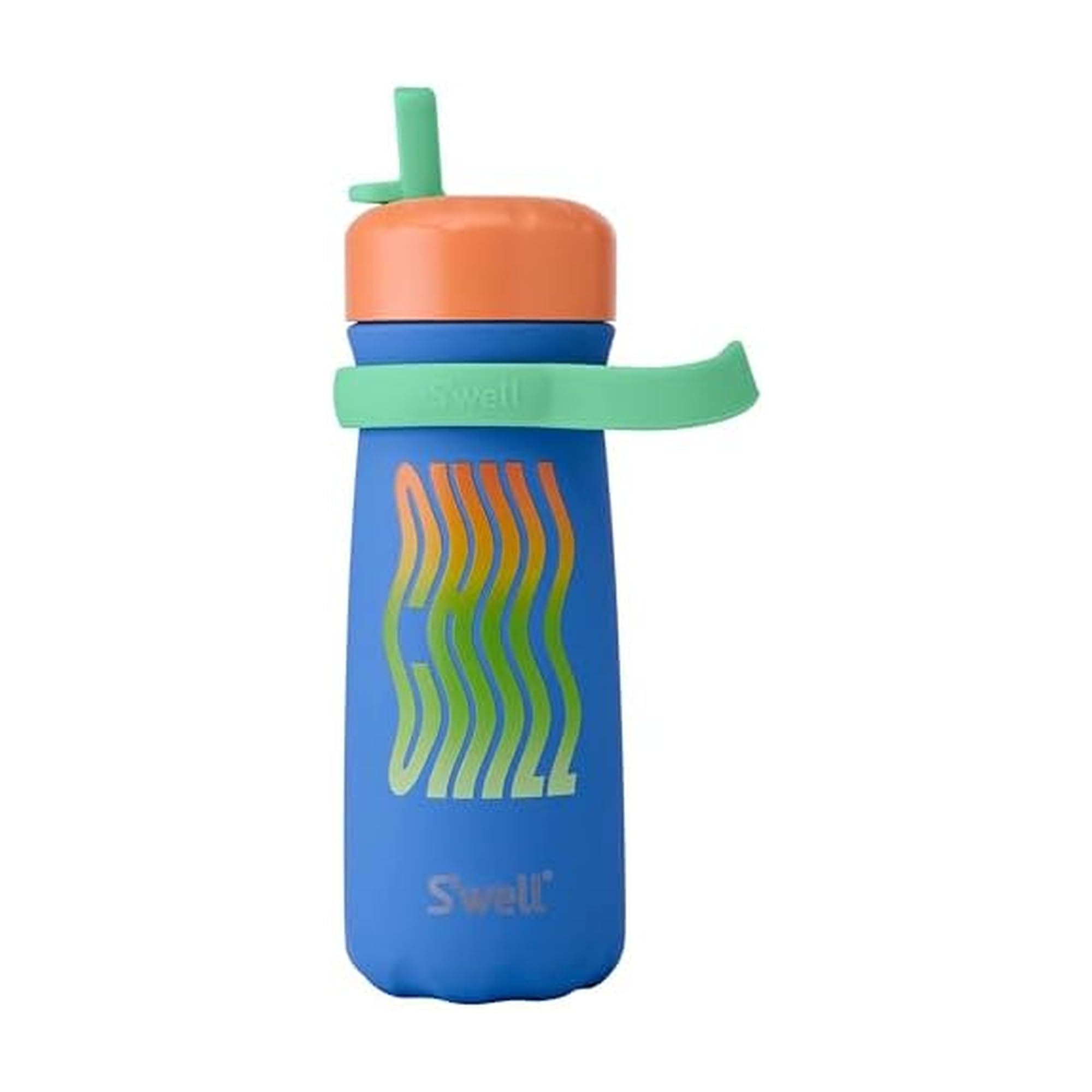 s-well-kids-traveler-16oz-stainless-steel-water-bottle-with-flip-straw-lid-lime- image 6