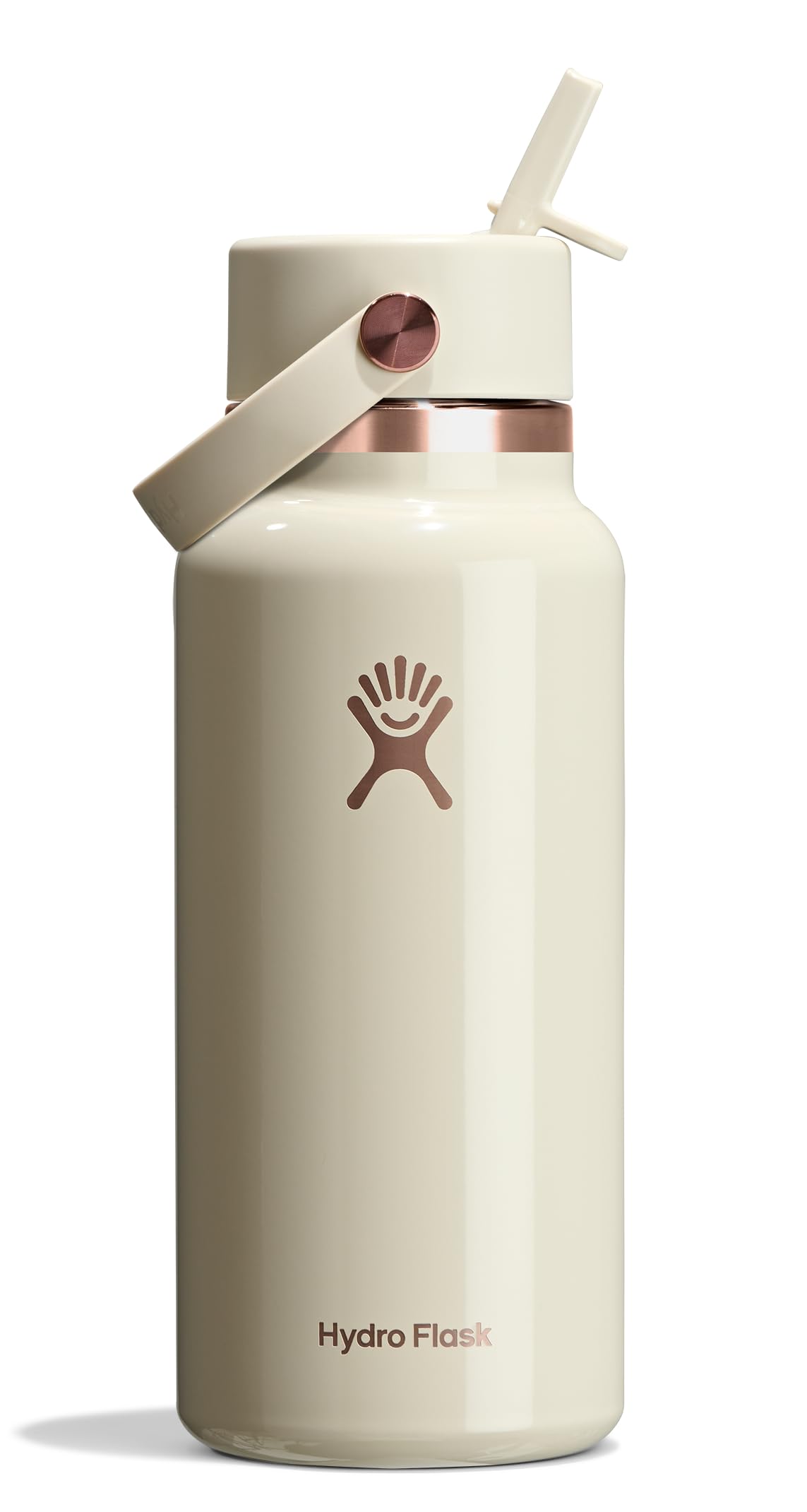 hydro-flask-water-bottle-insulated-stainless-steel-32-oz-wide-mouth-with-flex-st image 1