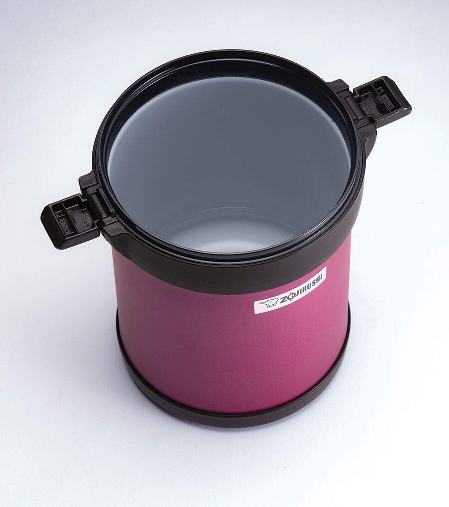 zojirushi-mr-bento-stainless-steel-lunch-jar-41-oz-plum-with-4-microwavable-bowl image 3