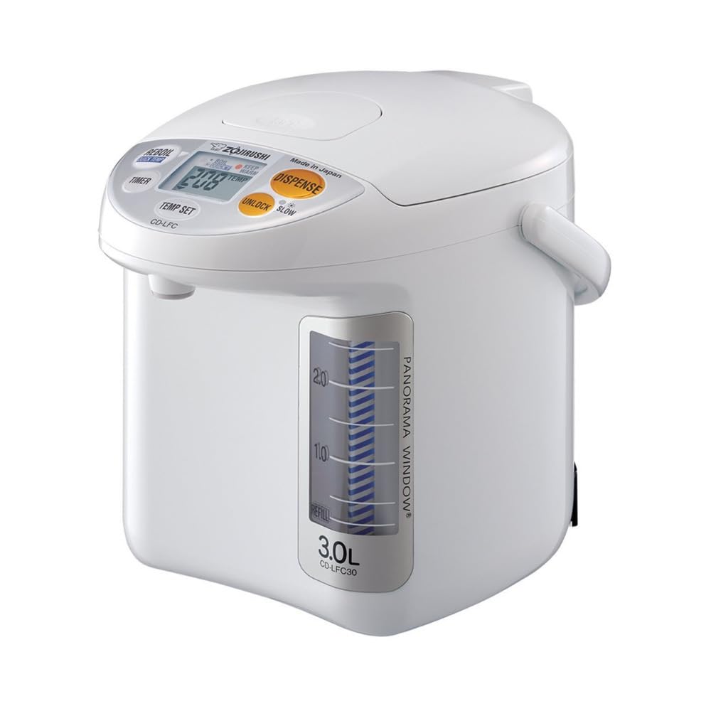 zojirushi-micom-water-boiler-warmer-3-0l-white-4-keep-warm-temps-one-touch-dispe image 1