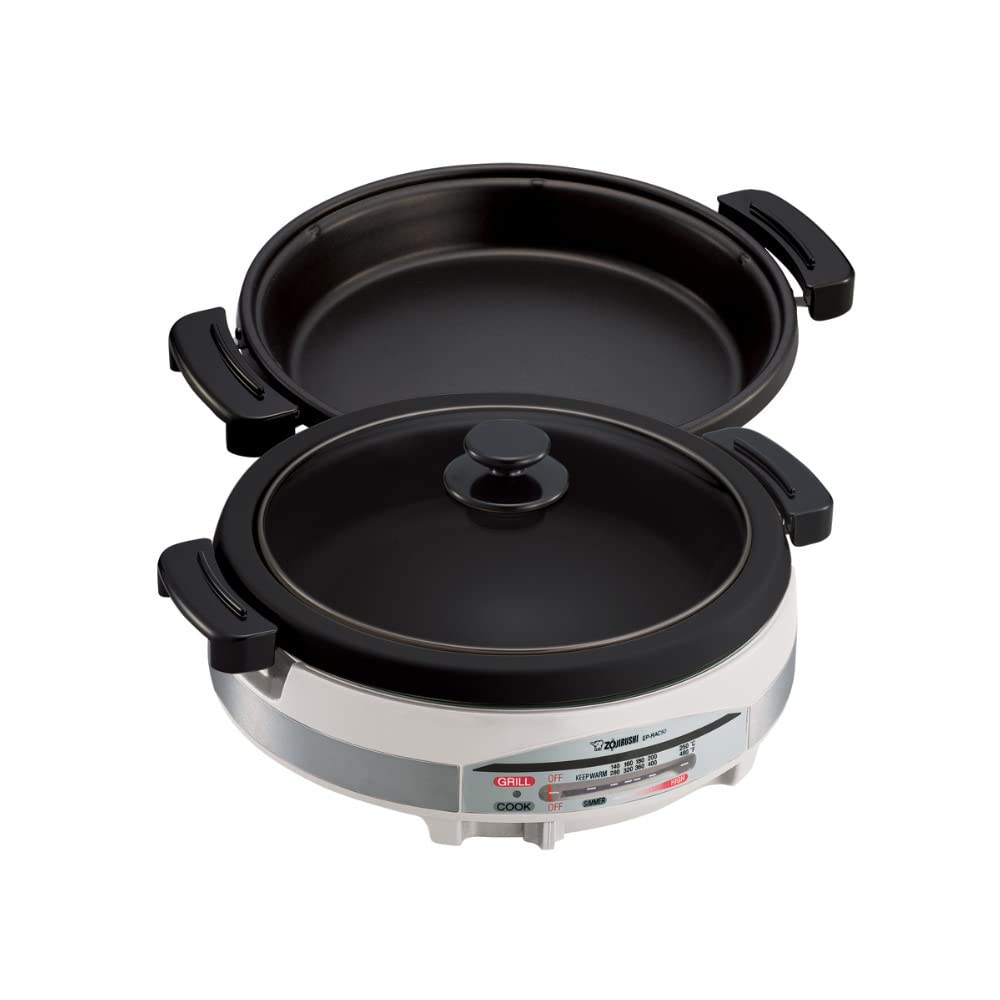 zojirushi-ep-rac50-gourmet-d-expert-1350-watt-electric-skillet-with-two-plates-a image 1