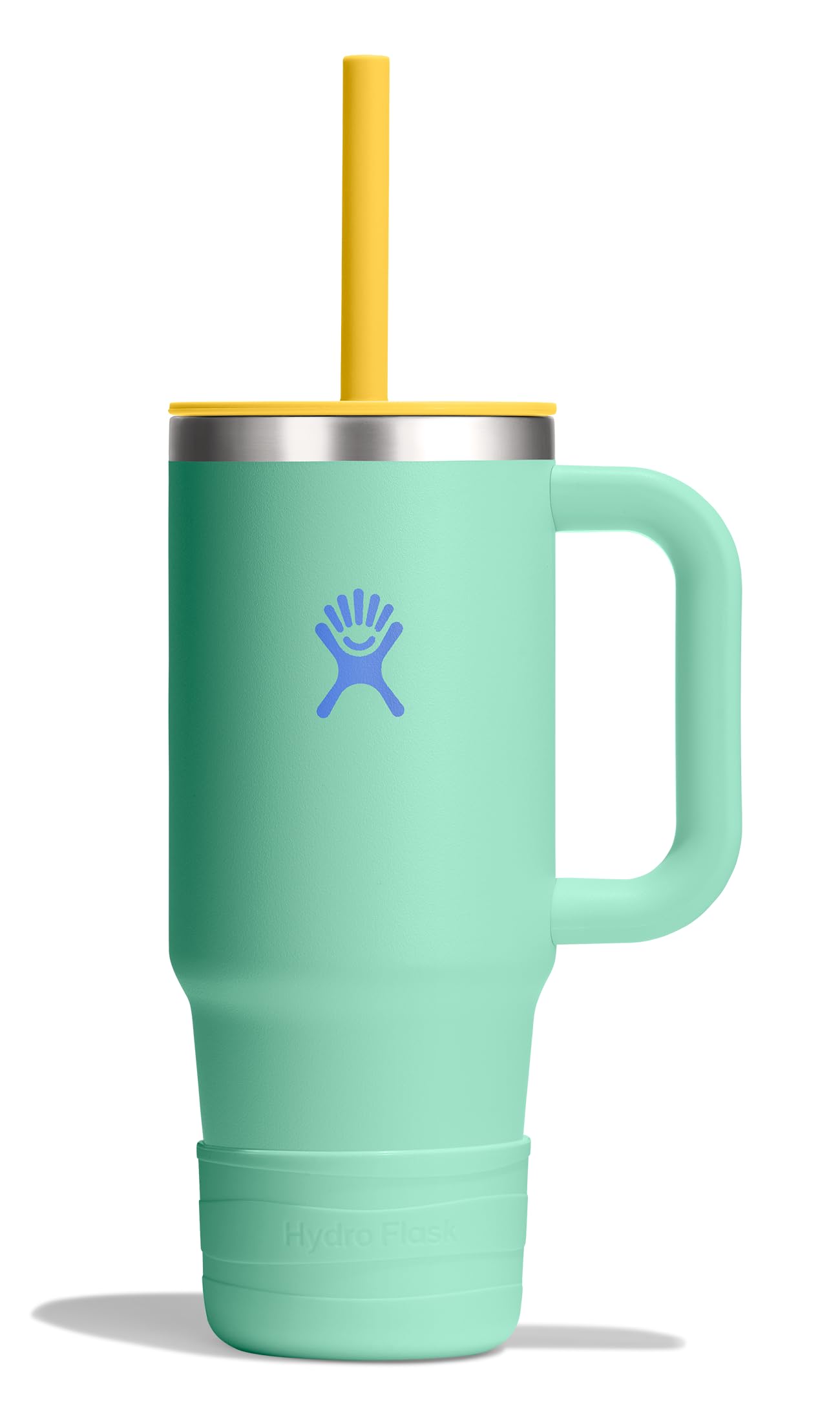 hydro-flask-kids-24-oz-travel-tumbler-with-handle-lid-and-straw-seedling-green image 6