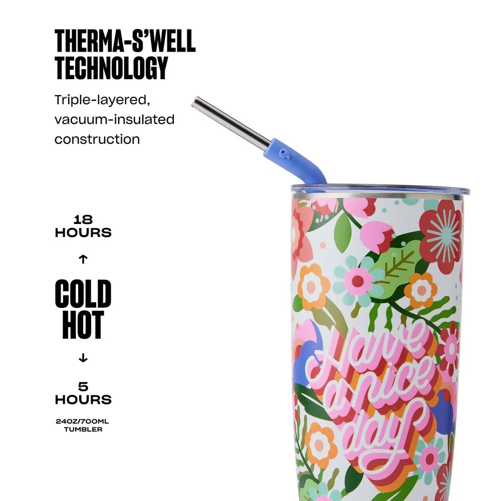 s-well-x-steffi-lynn-stainless-steel-tumbler-with-straw-700ml-artist-collab image 8