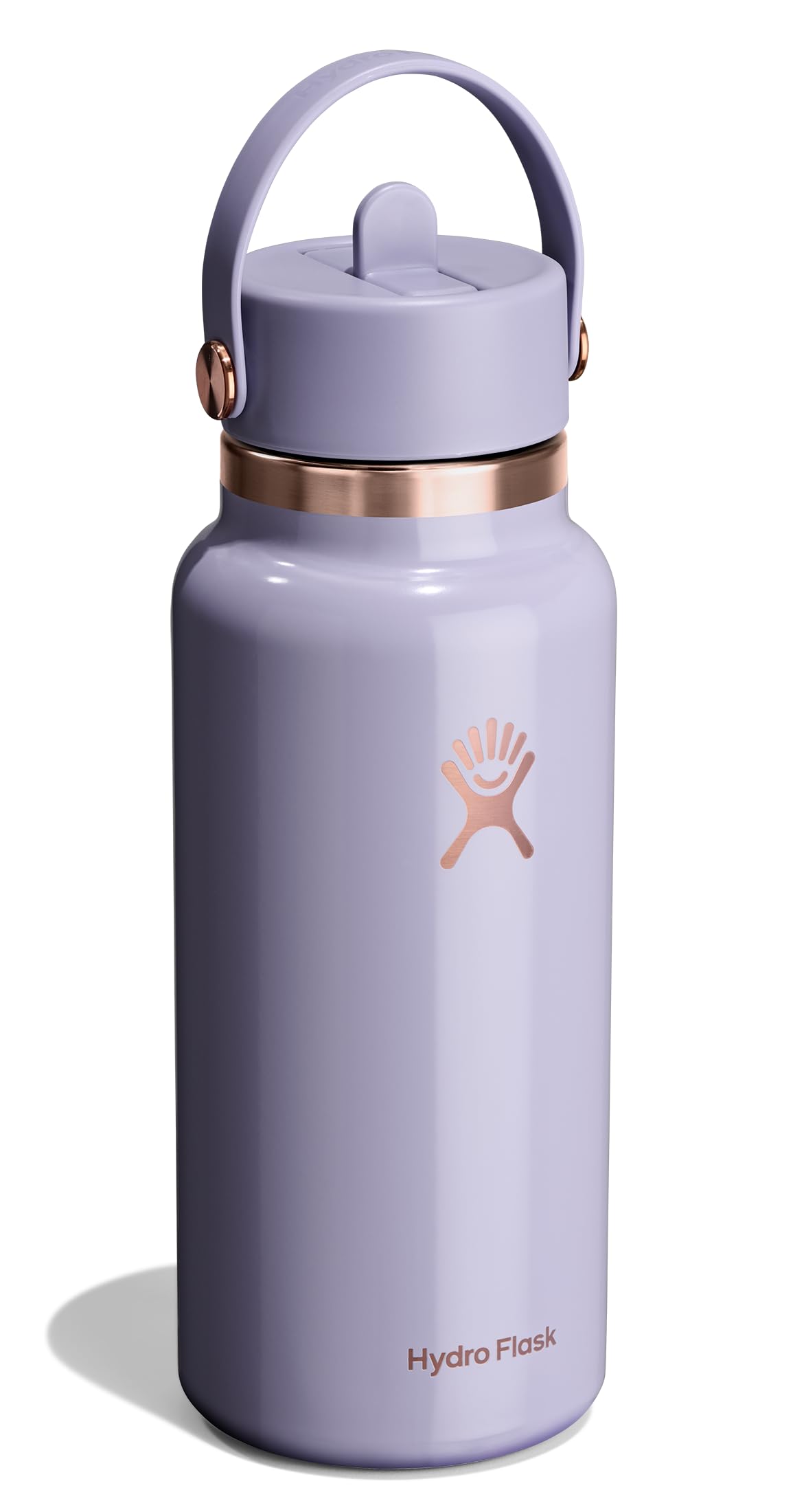 hydro-flask-32oz-wide-mouth-flex-straw-bottle-vapor-rose-gold-limited-edition image 2