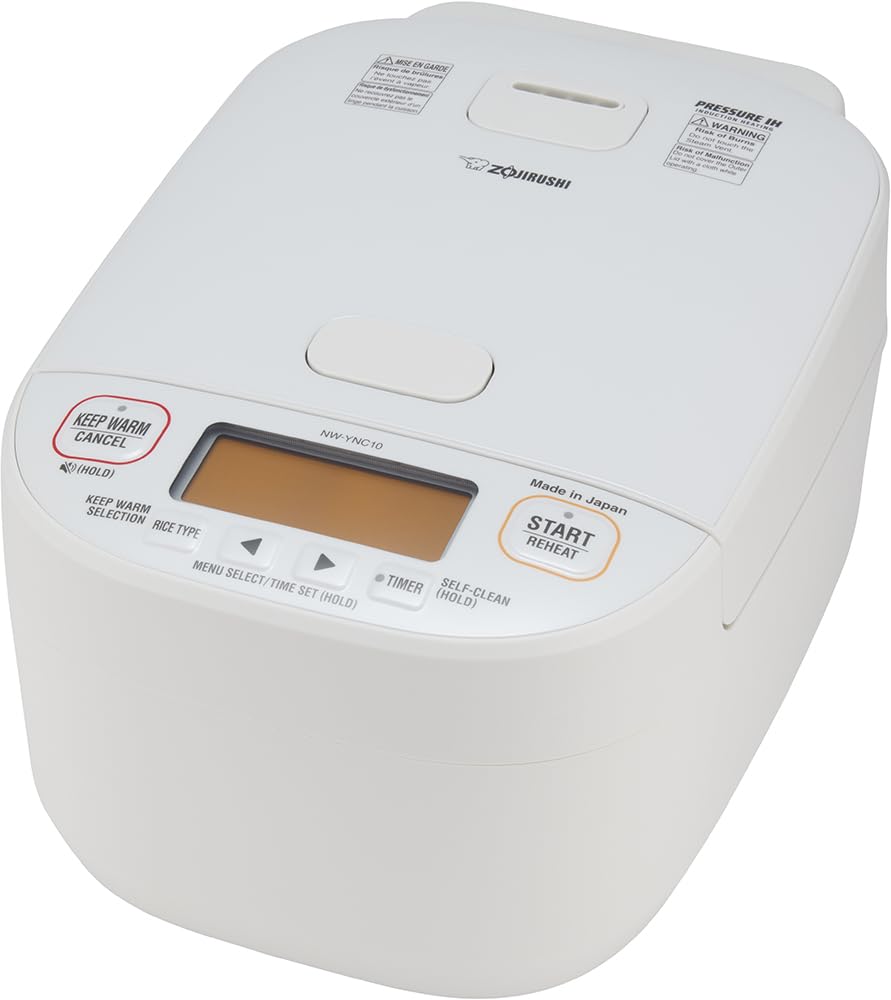 zojirushi-nw-ync10wa-induction-rice-cooker-and-warmer-5-5-cup-white-made-in-japa image 1