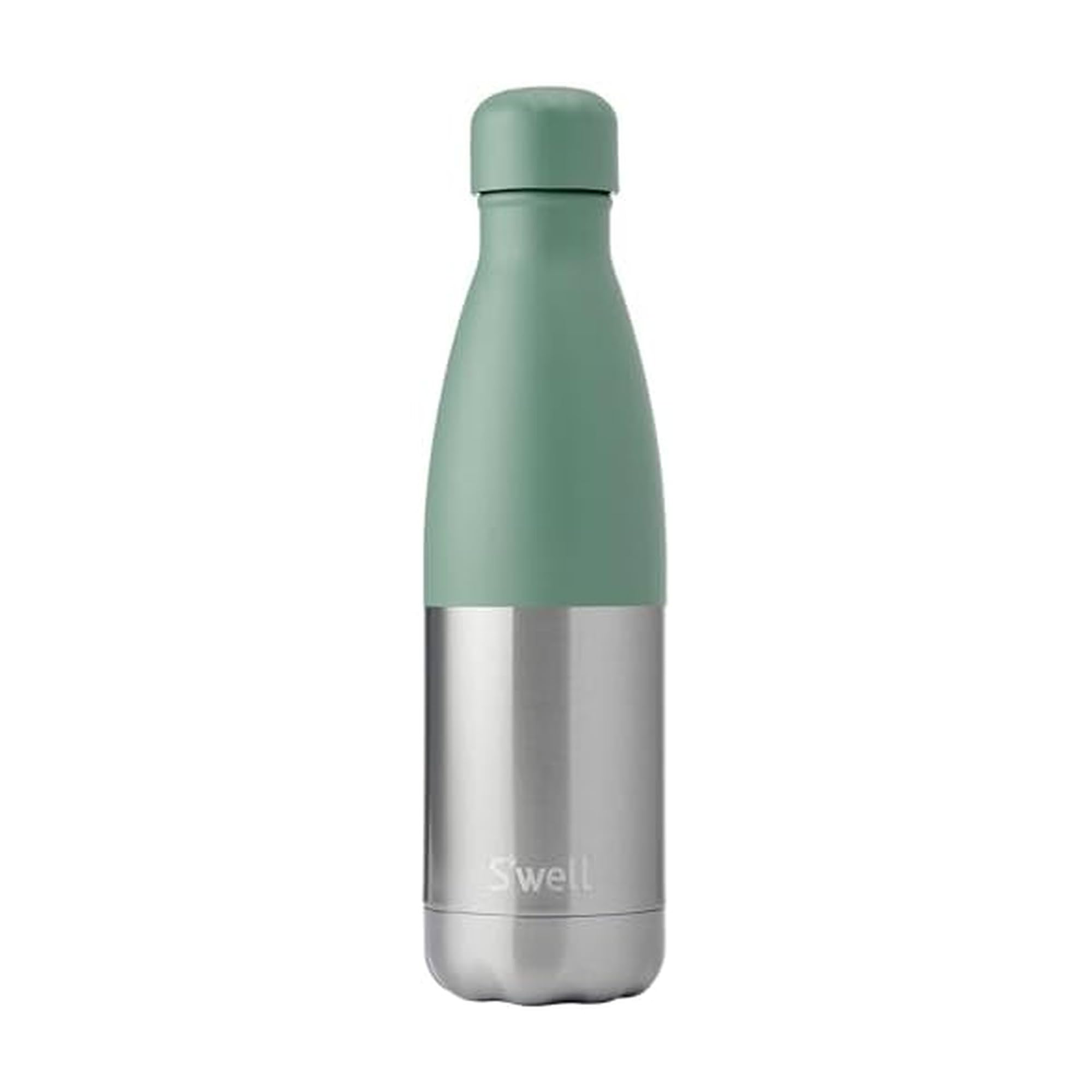 s-well-stainless-steel-water-bottle-17oz-matcha-silver-lining image 1