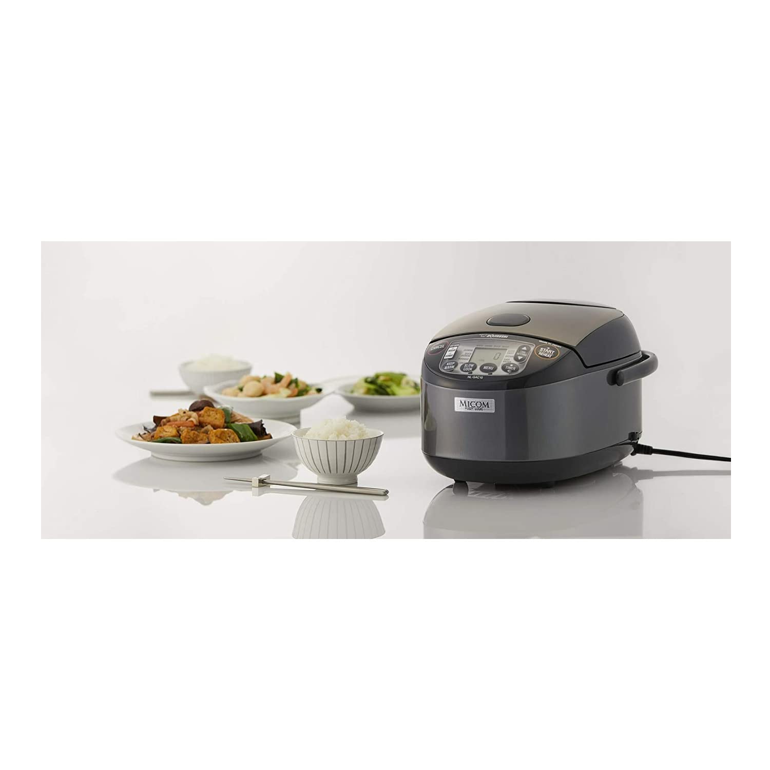 zojirushi-nl-gac10bm-5-5-cup-umami-micom-rice-cooker-warmer-metallic-black-120v- image 8
