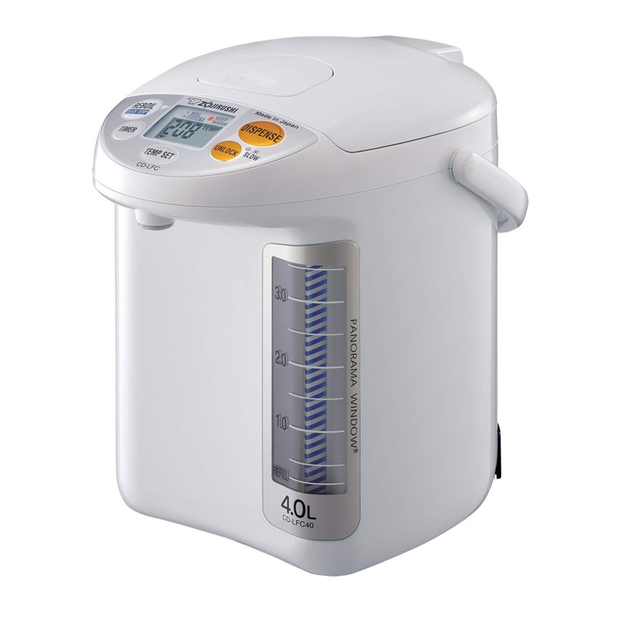 zojirushi-micom-water-boiler-warmer-3-0l-white-4-keep-warm-temps-one-touch-dispe image 4