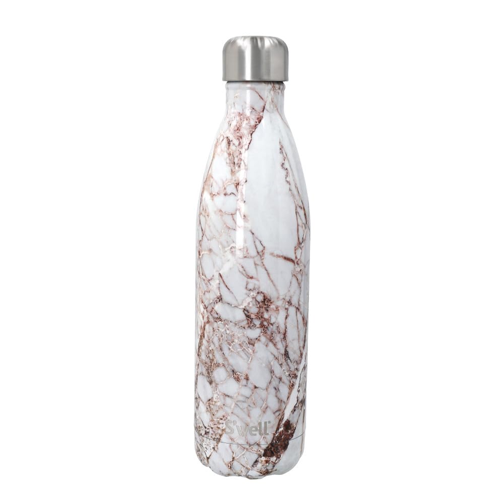 s-well-calacatta-gold-stainless-steel-reusable-water-bottle-750ml image 1