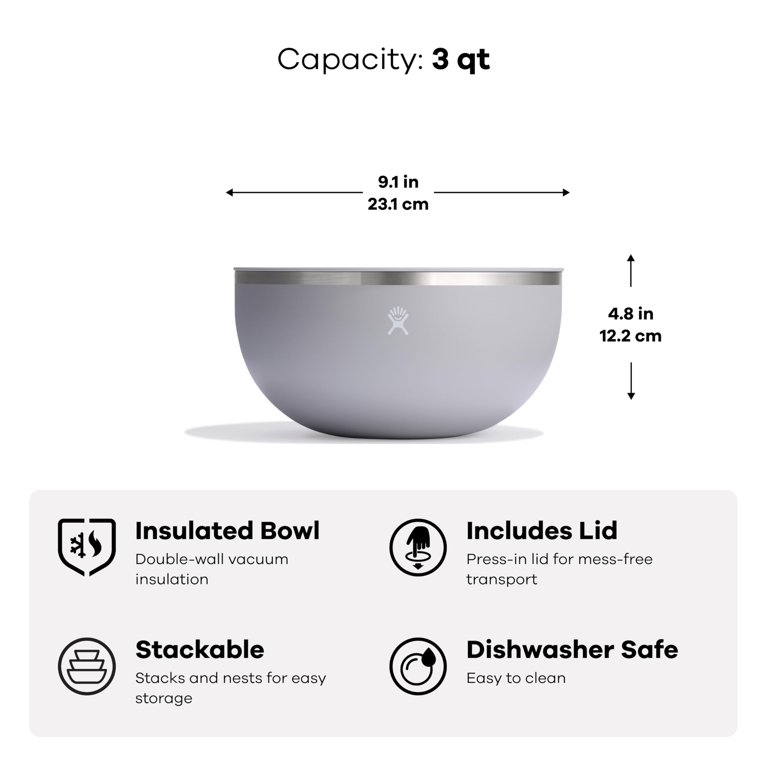 hydro-flask-insulated-serving-bowl-with-lid-3-qt-shale-gray image 3