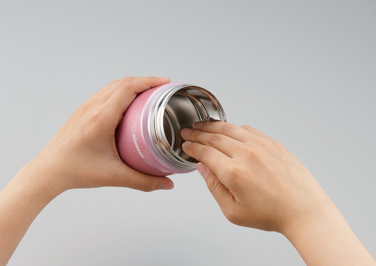 zojirushi-stainless-steel-food-jar-small-pink-vacuum-insulated image 2