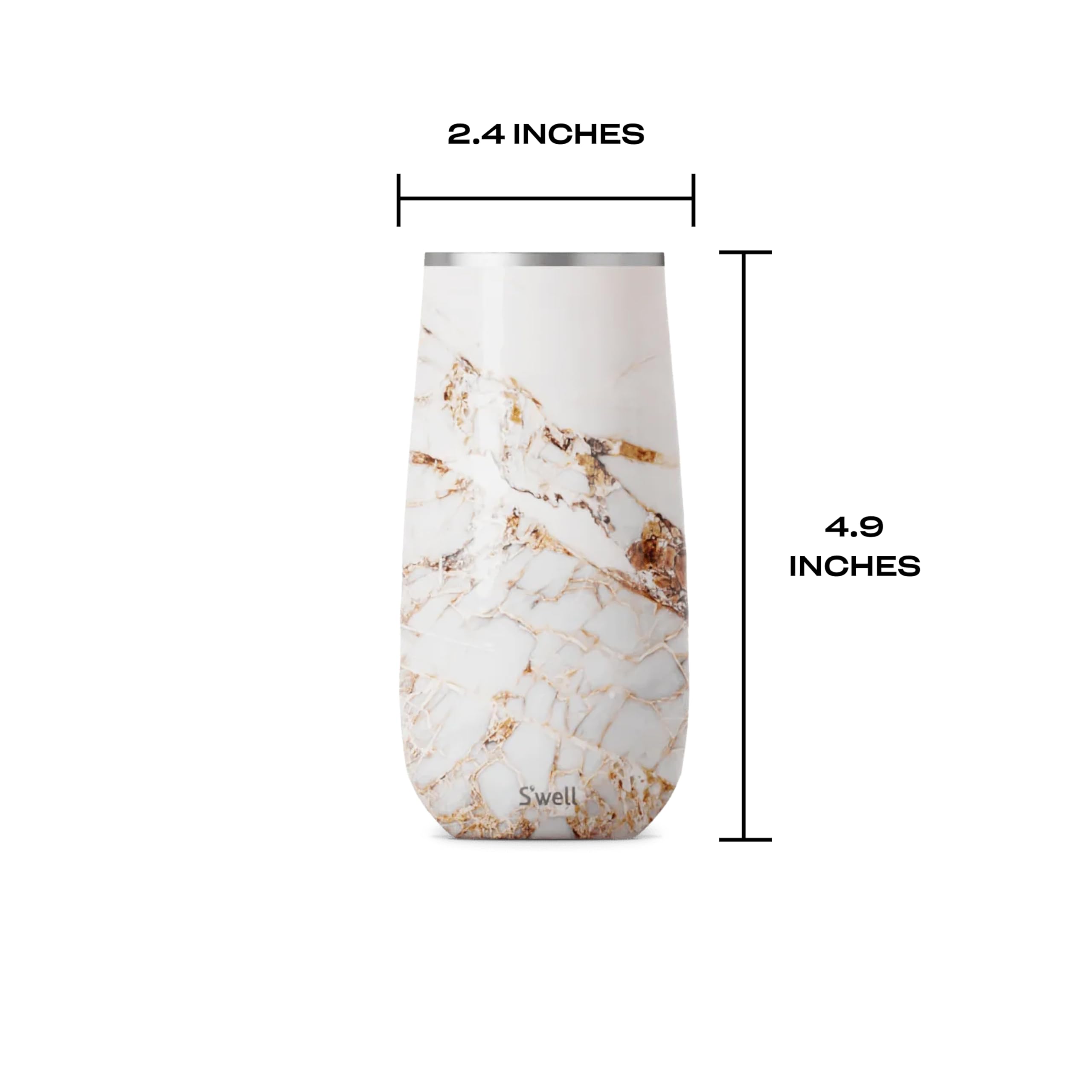 s-well-stainless-steel-champagne-flute-6oz-calacatta-gold-triple-layered-vacuum- image 5