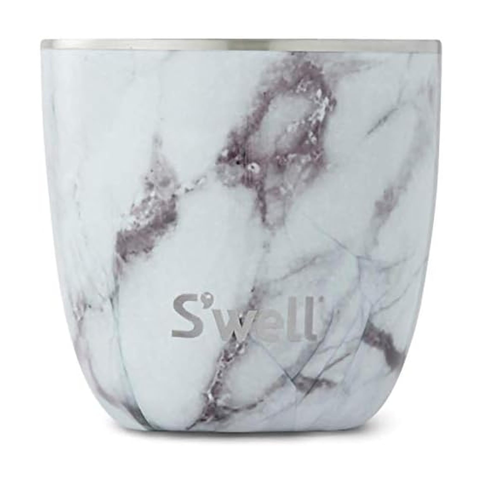 s-well-stainless-steel-tumbler-10-fl-oz-white-marble-triple-layer-vacuum-insulat image 1