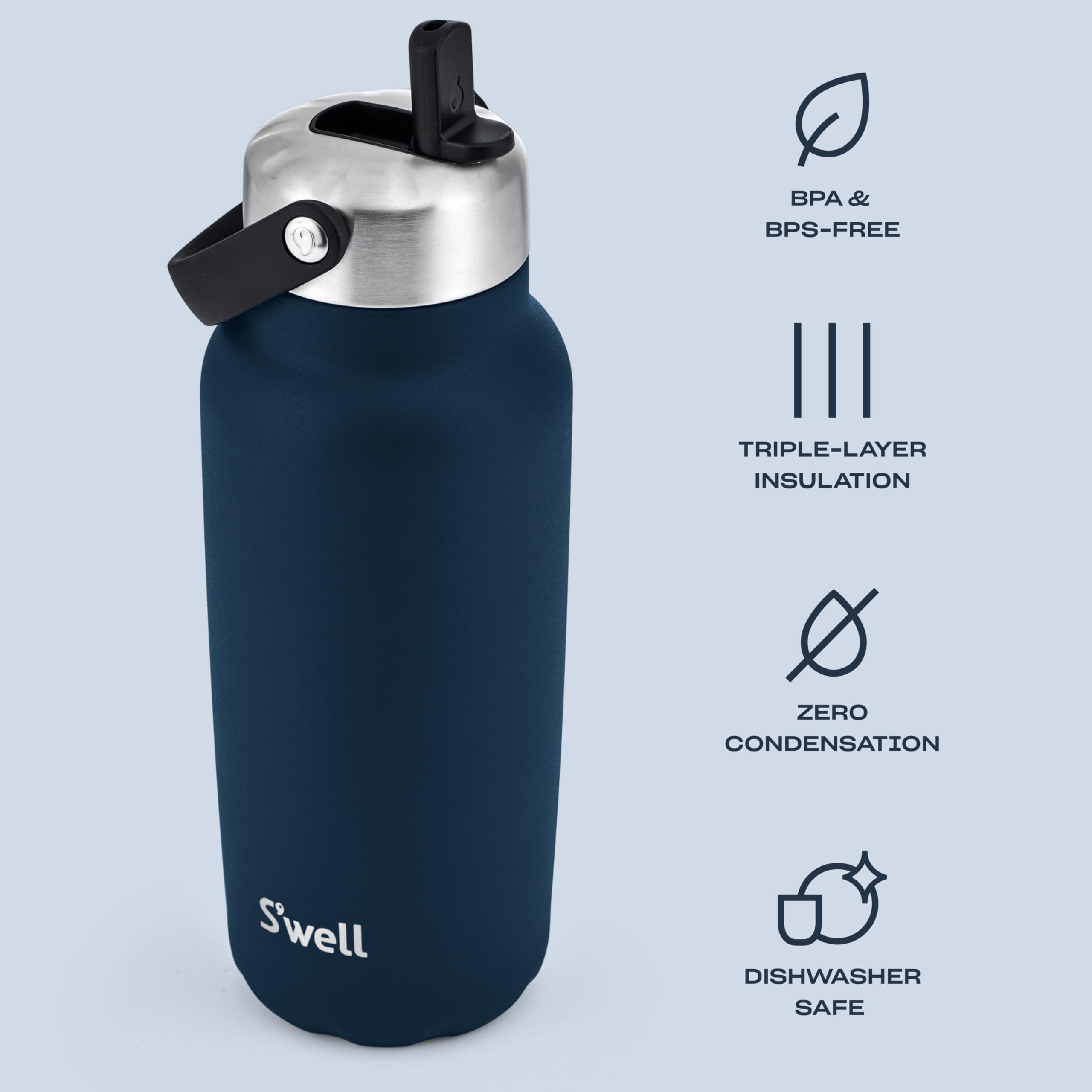 s-well-recycled-stainless-steel-explorer-32oz-with-flip-straw-lid-azurite image 3