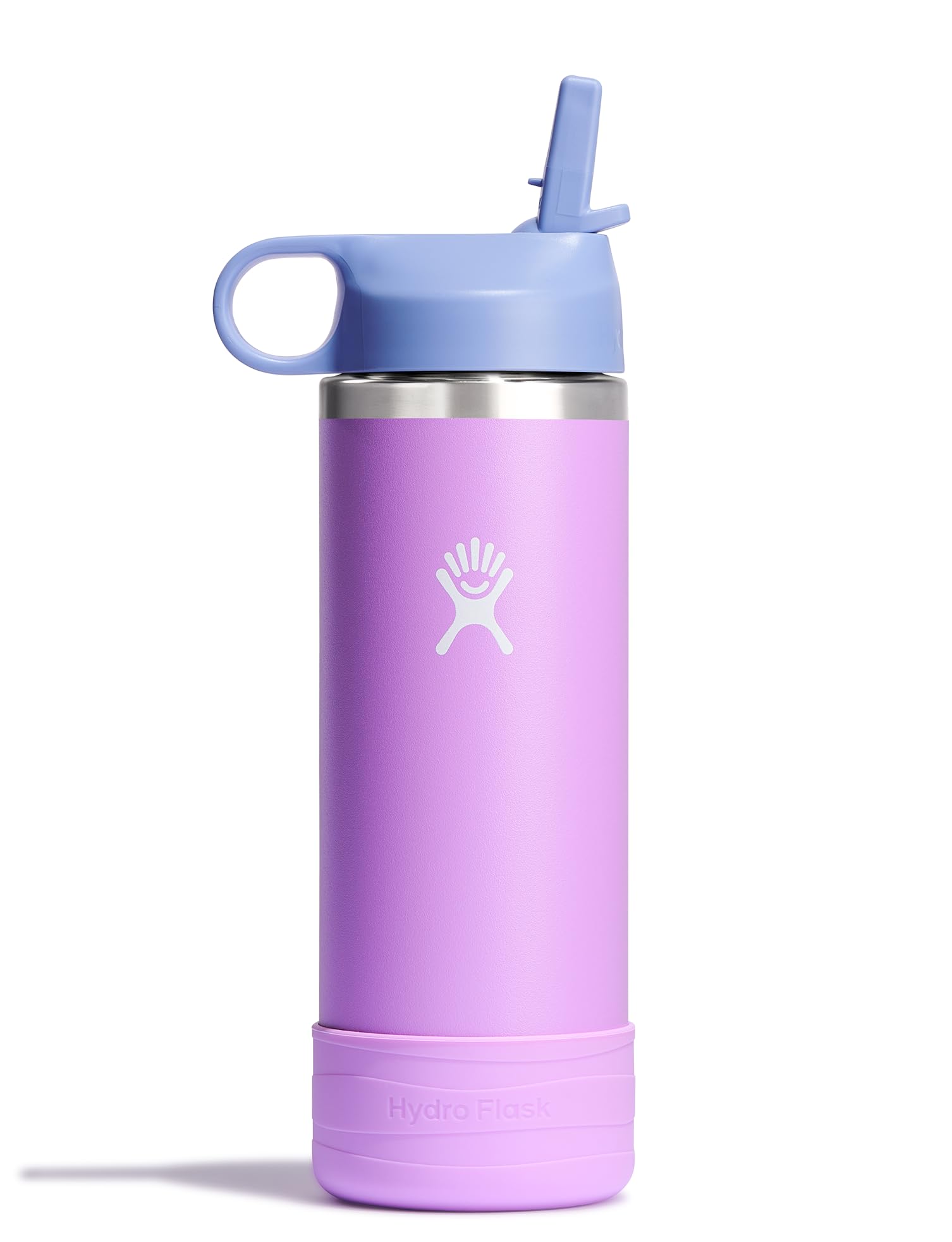 hydro-flask-kids-water-bottle-18-oz-insulated-stainless-steel-with-straw-cap-koa image 5