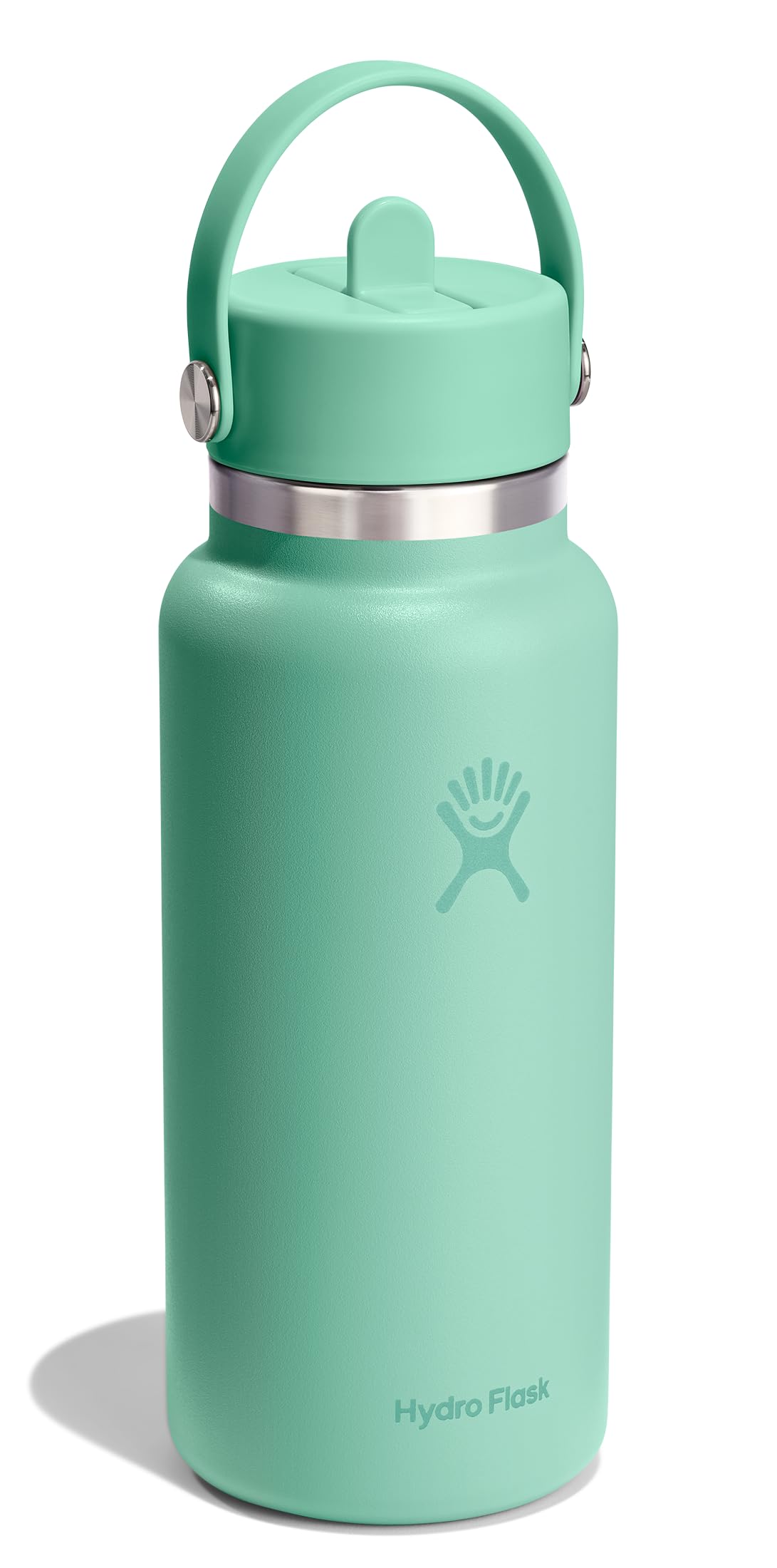hydro-flask-32-oz-wide-mouth-water-bottle-with-flex-straw-lid-mermaid-green image 2