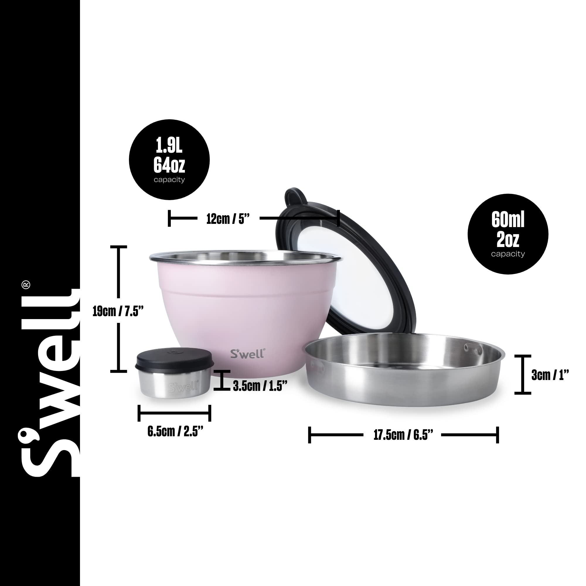 s-well-salad-bowl-kit-1-9l-pink-topaz-leak-proof-with-condiment-container-tray image 2