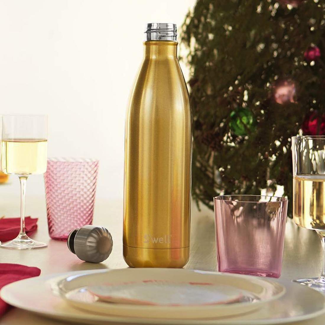 s-well-stainless-steel-water-bottle-9-oz-sparkling-champagne-therma-s-well-insul image 2