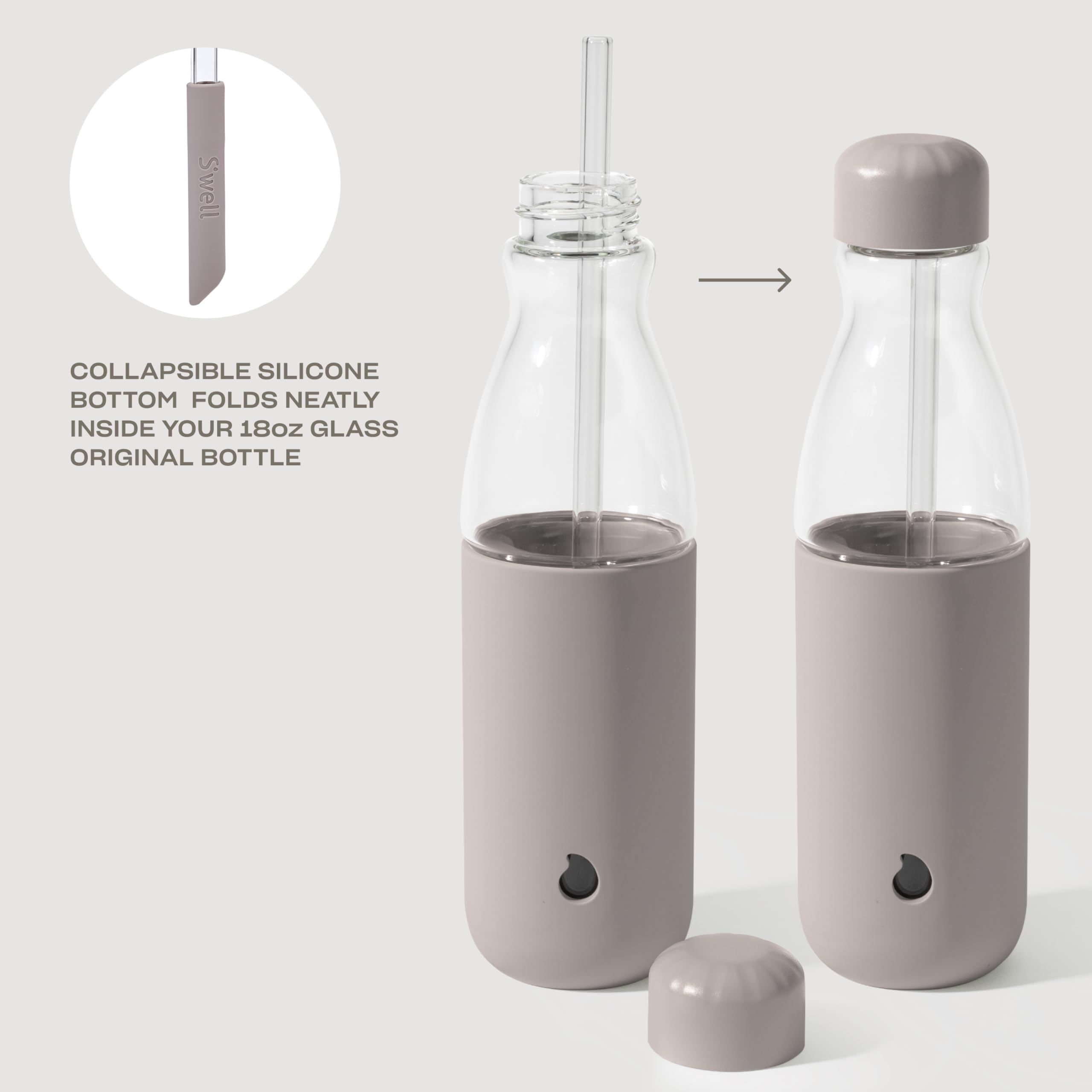 s-well-glass-original-water-bottle-with-straw-18oz-lunar-grey-borosilicate-glass image 4