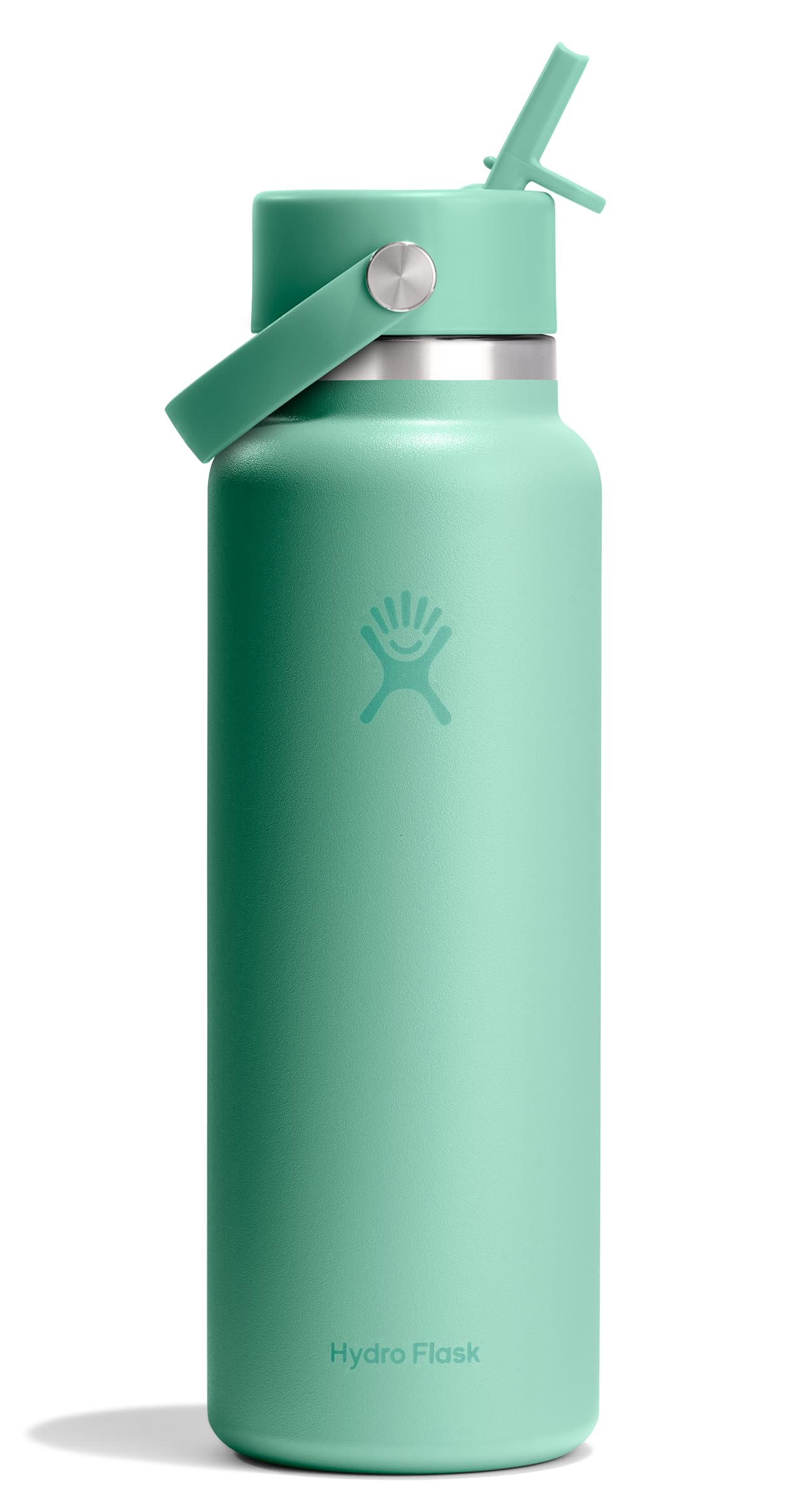 hydro-flask-40-oz-wide-mouth-water-bottle-with-flex-straw-lid-mermaid-green image 1