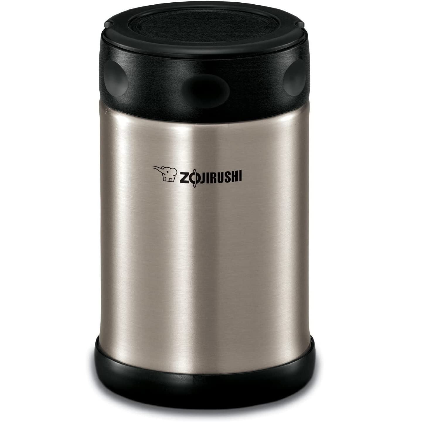 zojirushi-steel-food-jar-16-oz-black-stainless-with-nonstick-interior image 1