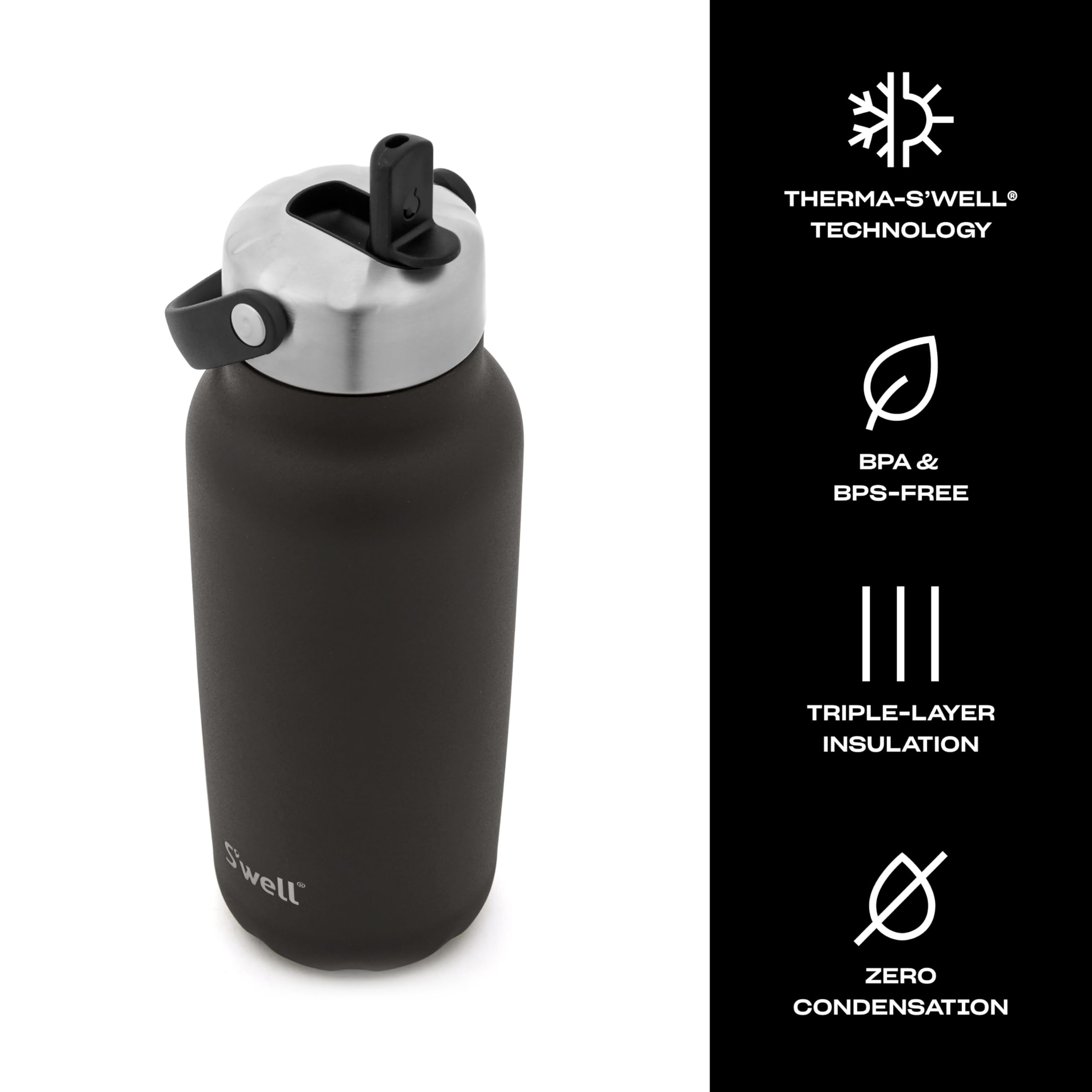 s-well-recycled-stainless-steel-explorer-32oz-onyx-triple-layer-vacuum-insulated image 3