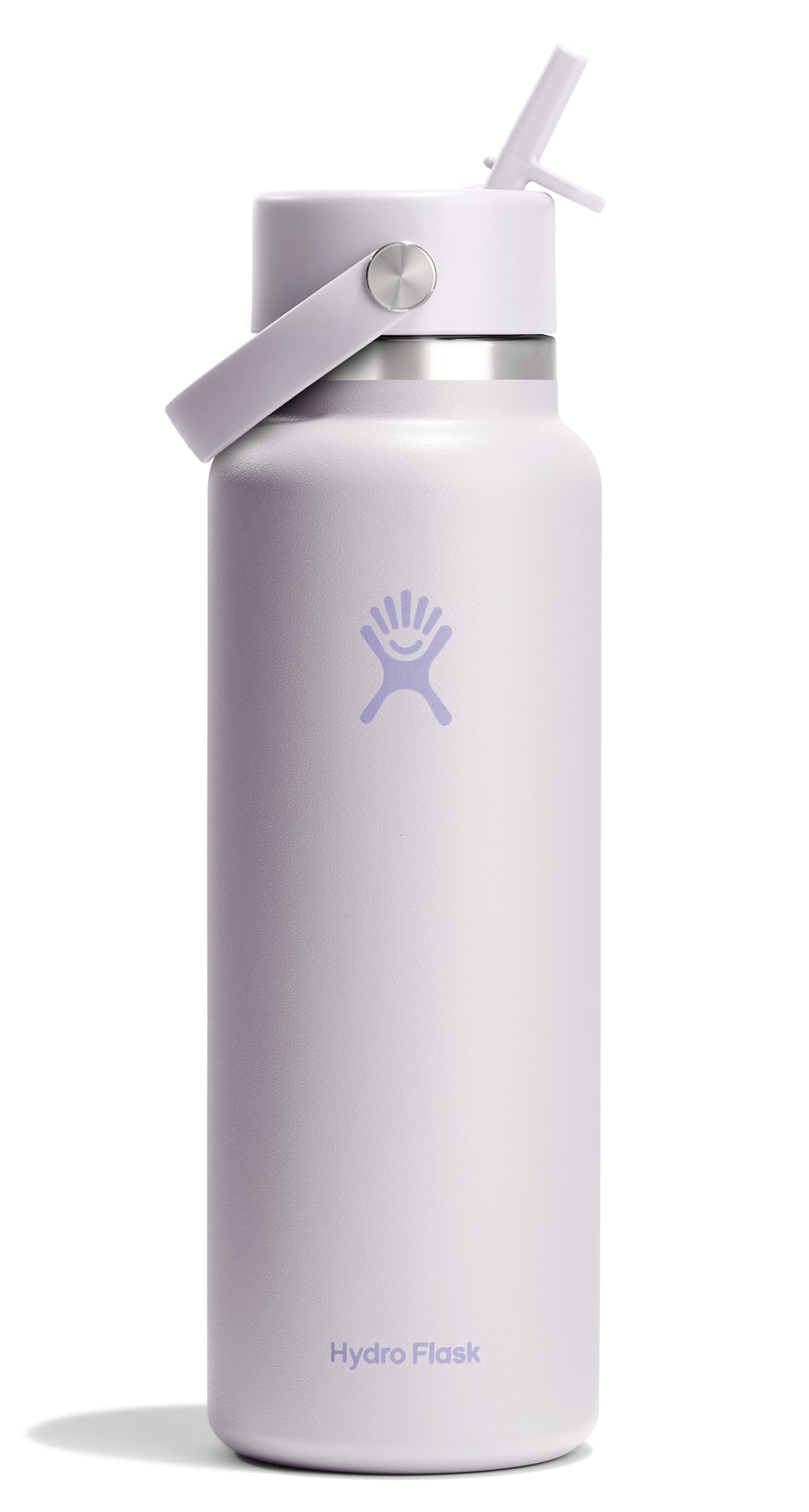 hydro-flask-40-oz-wide-mouth-water-bottle-with-flex-straw-cap-cloud-pink-insulat image 1