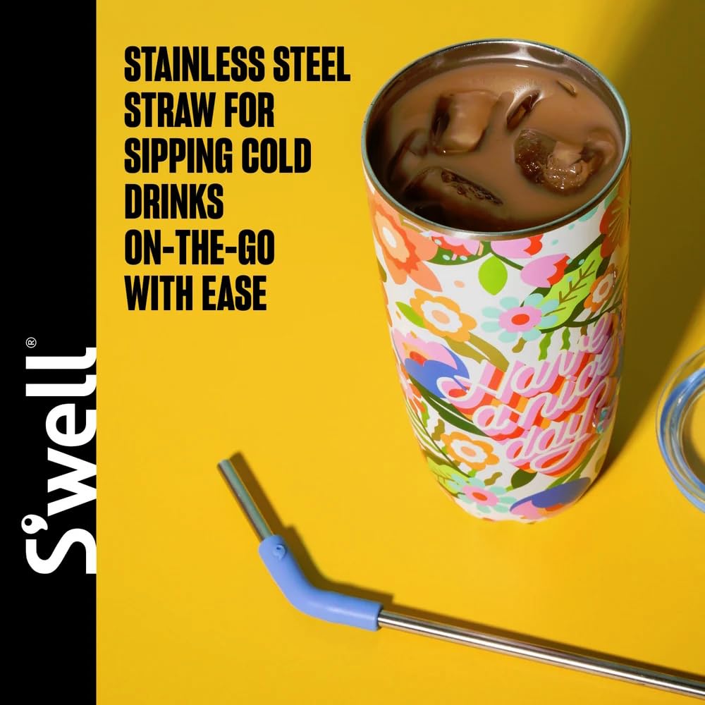 s-well-x-steffi-lynn-stainless-steel-tumbler-with-straw-700ml-artist-collab image 6