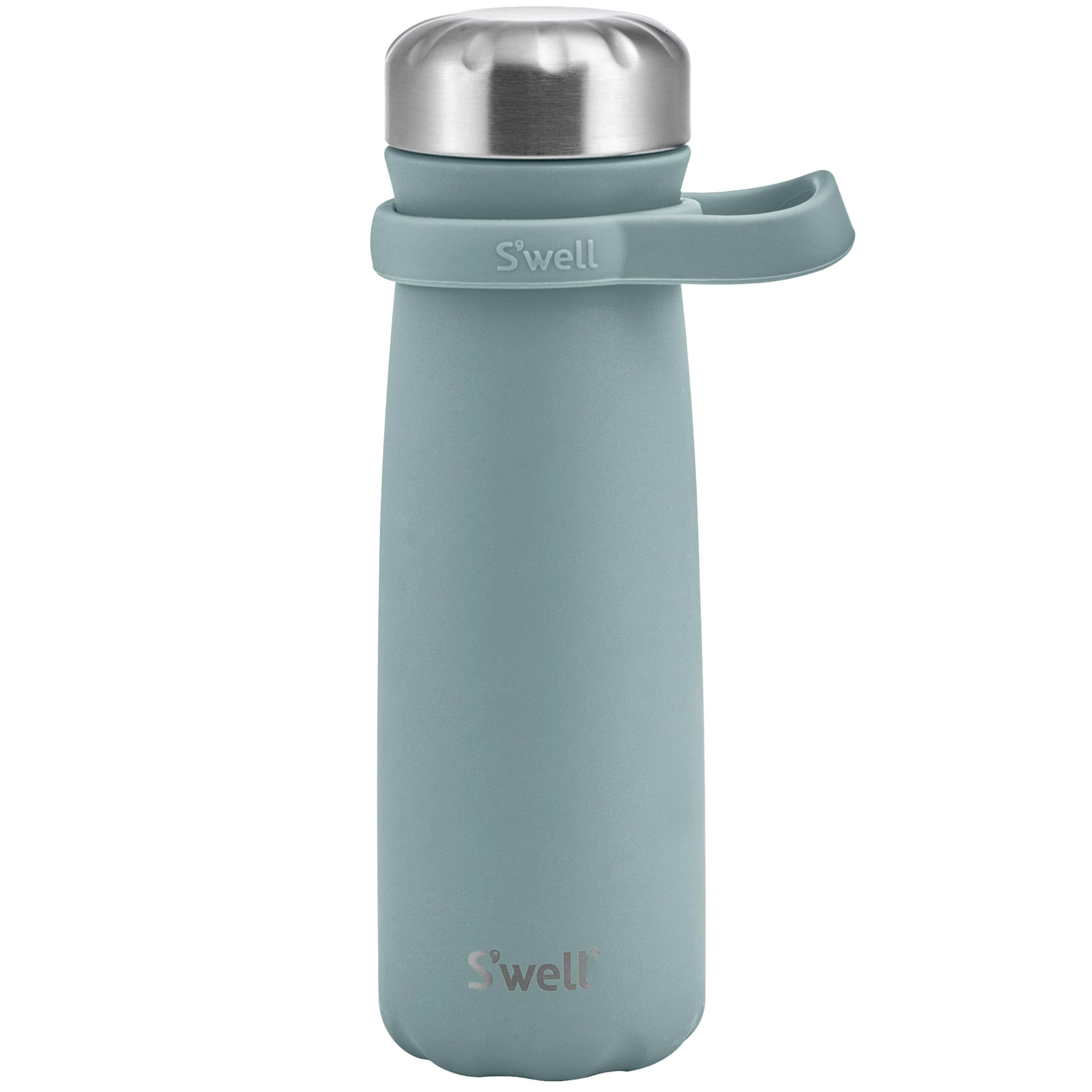 s-well-stainless-steel-traveler-with-handle-24-oz-eucalyptus-triple-layered-vacu image 1