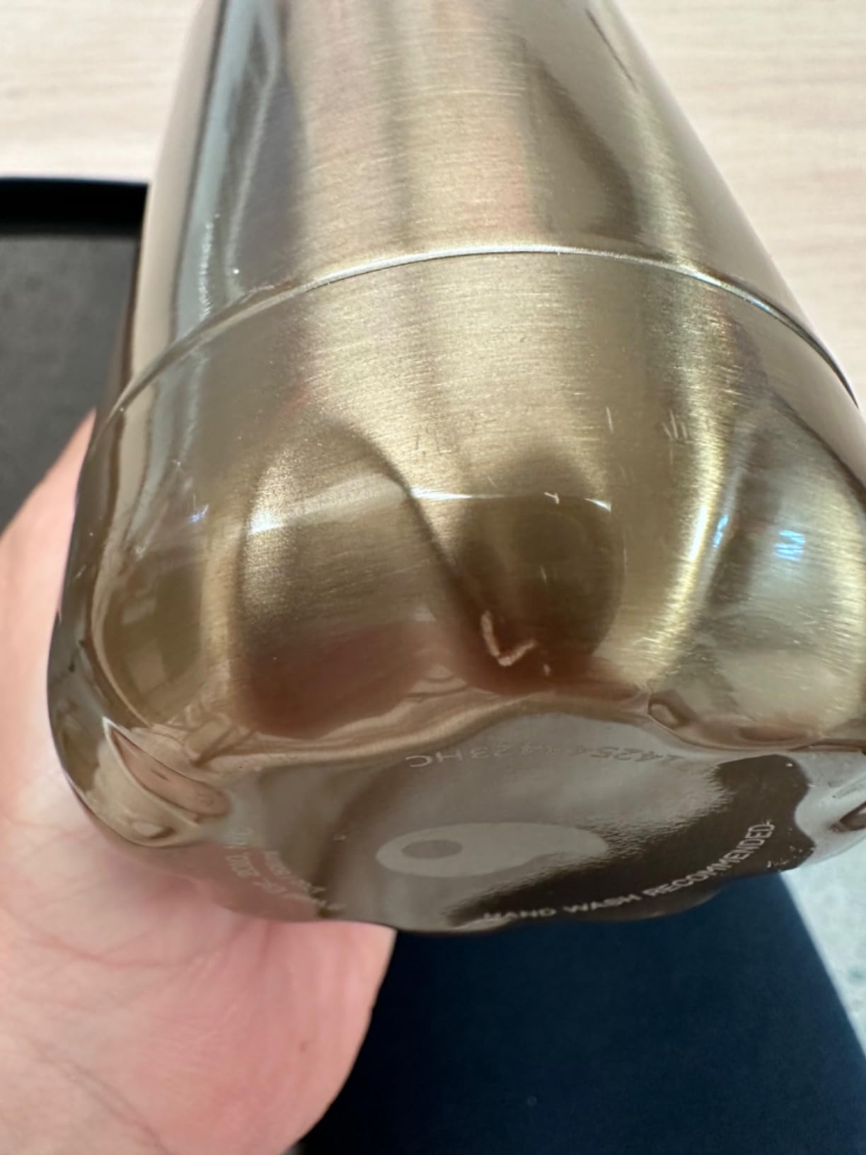 Paint chipped
