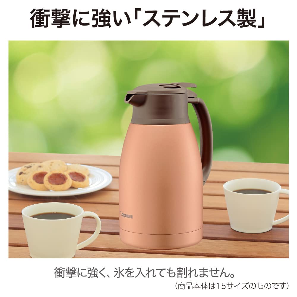 zojirushi-sh-hc10nu-stainless-steel-vacuum-carafe-1-liter-matte-copper image 7