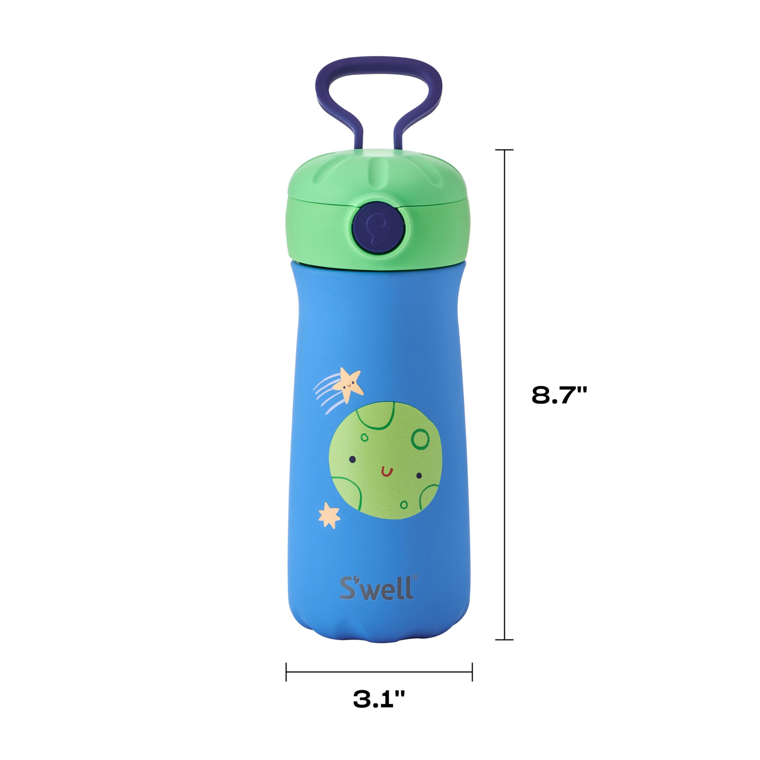 s-well-kids-pop-top-traveler-14oz-over-the-moon-leakproof-insulated-straw-bottle image 4