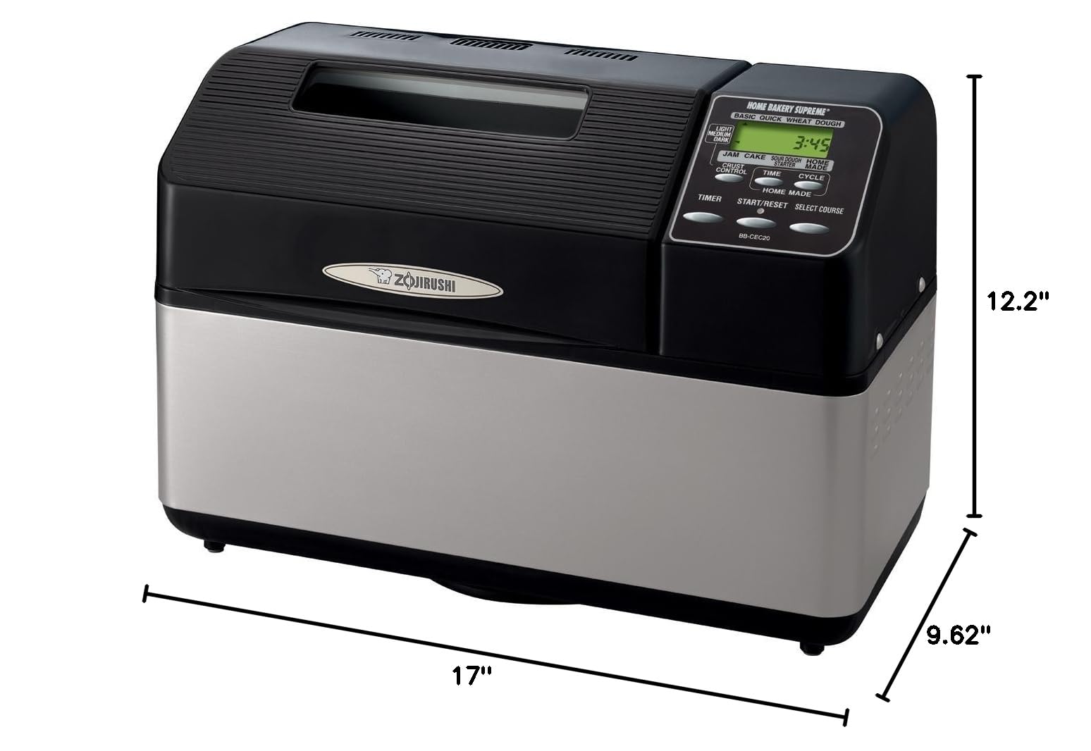 zojirushi-home-bakery-supreme-breadmaker-bb-cec20-2-lb-programmable-bread-machin image 3