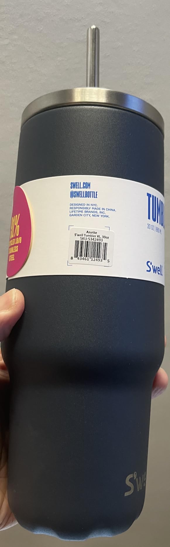 Great tumbler, but straw could be longer
