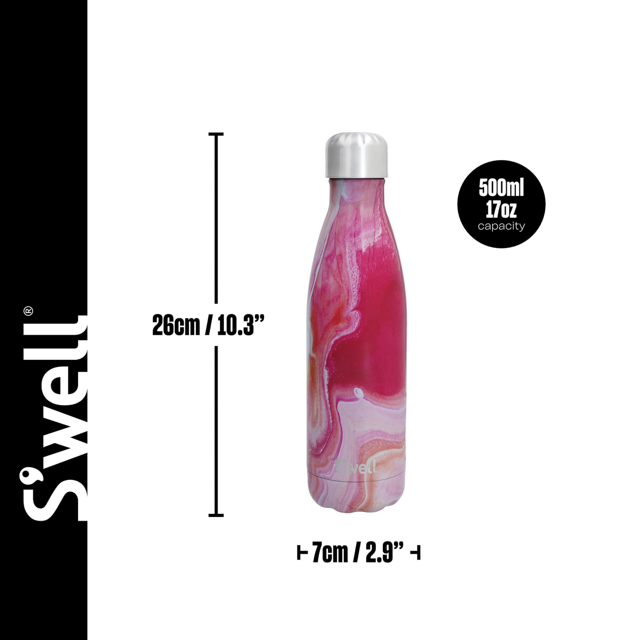 s-well-original-vacuum-insulated-water-bottle-rose-agate-500ml image 2