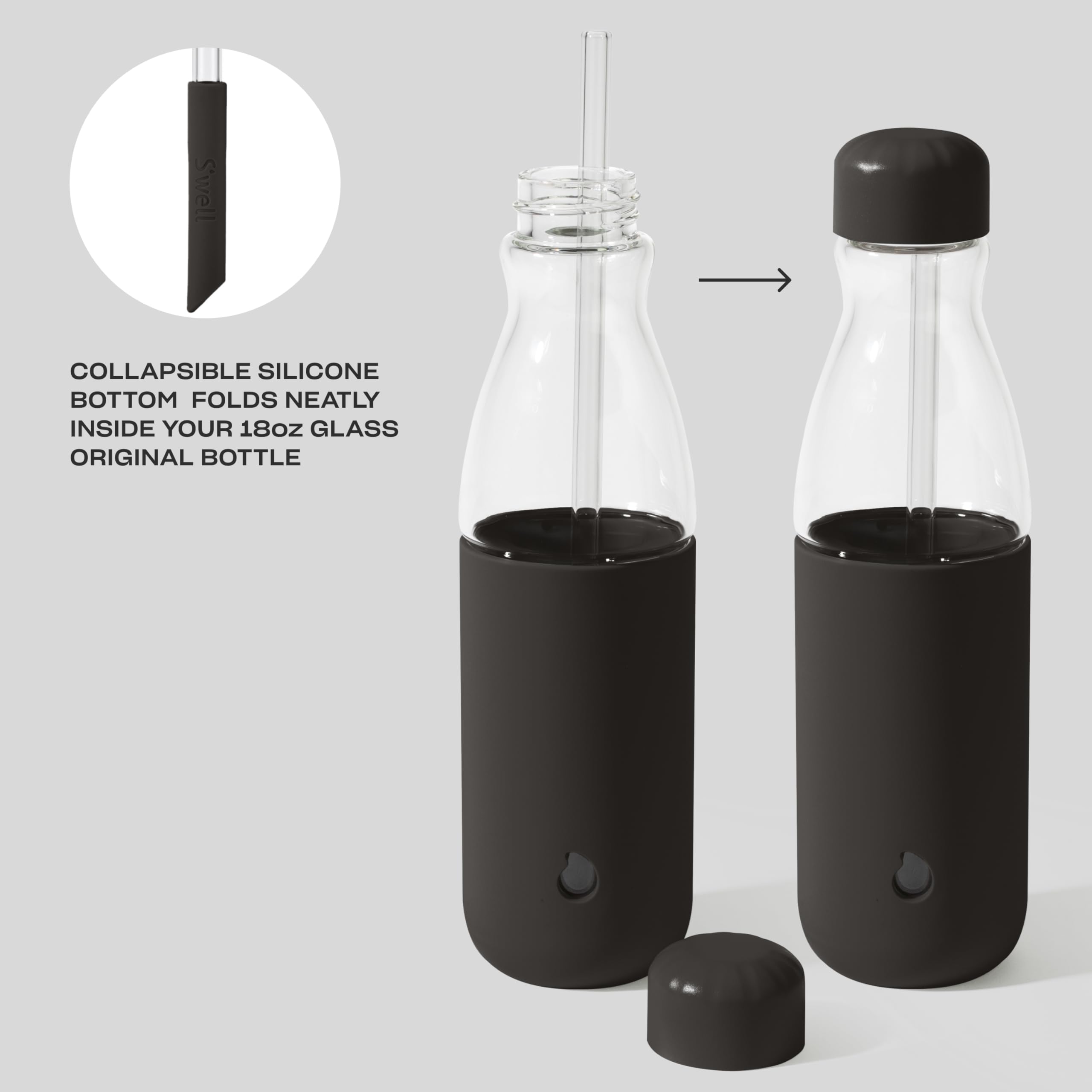 s-well-glass-original-18-oz-water-bottle-with-collapsible-glass-straw-onyx-boros image 4