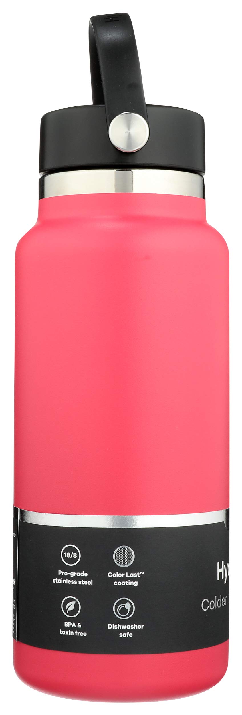 hydro-flask-wide-mouth-2-0-bottle-32-oz-watermelon-stainless-steel-vacuum-insula image 5