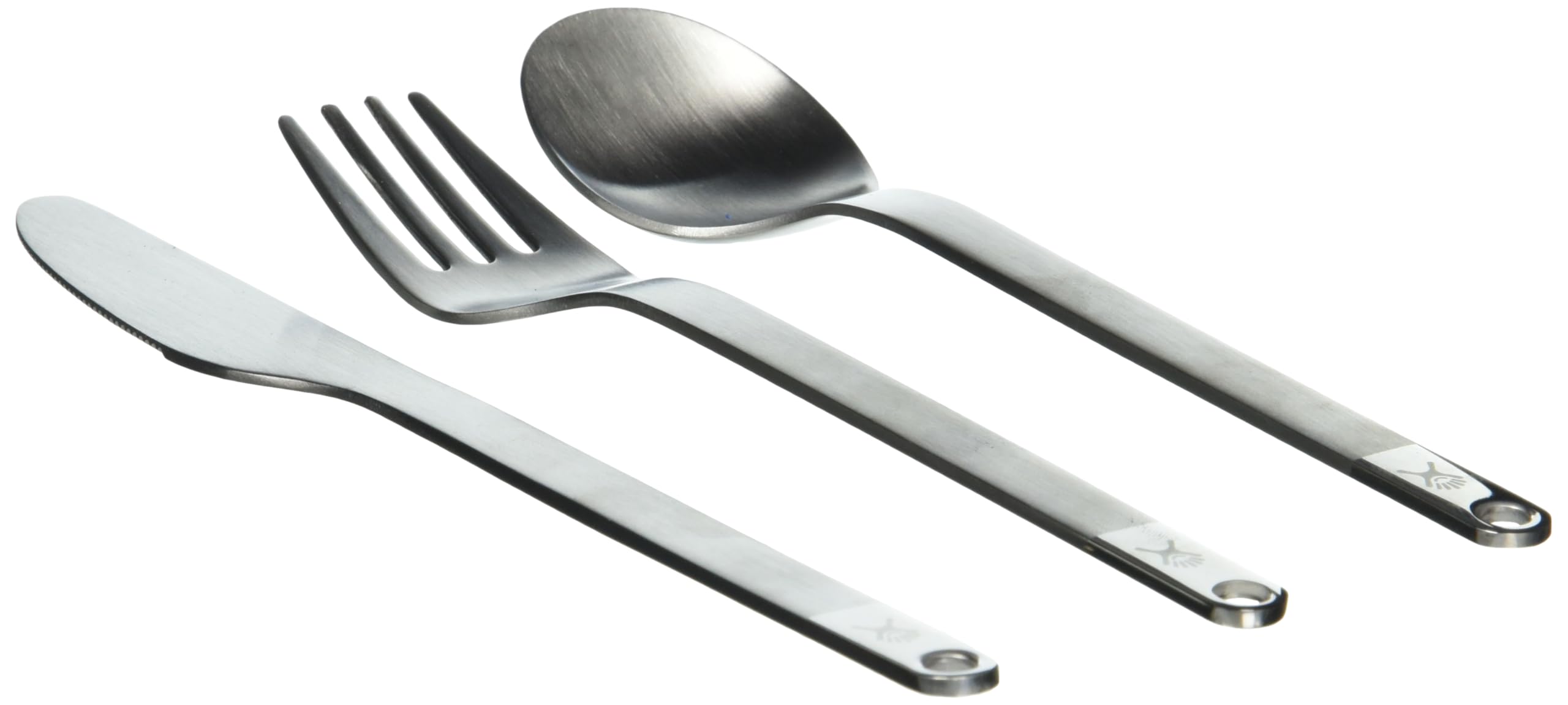hydro-flask-flatware-set-stainless-steel-spork-serrated-knife-with-lanyard image 1