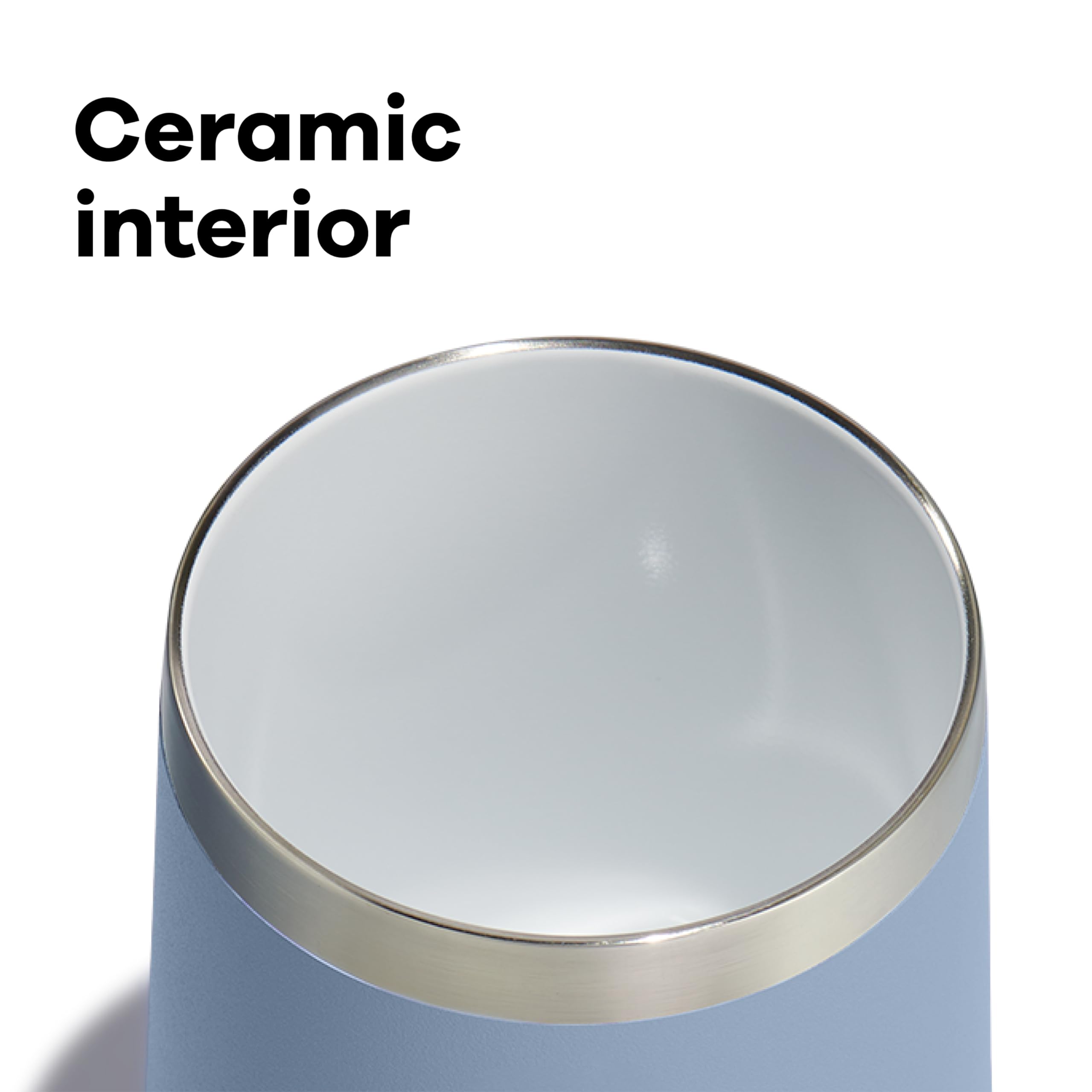 hydro-flask-10-oz-wine-glass-ceramic-stemless-wine-tumbler-unbreakable-with-lid- image 2