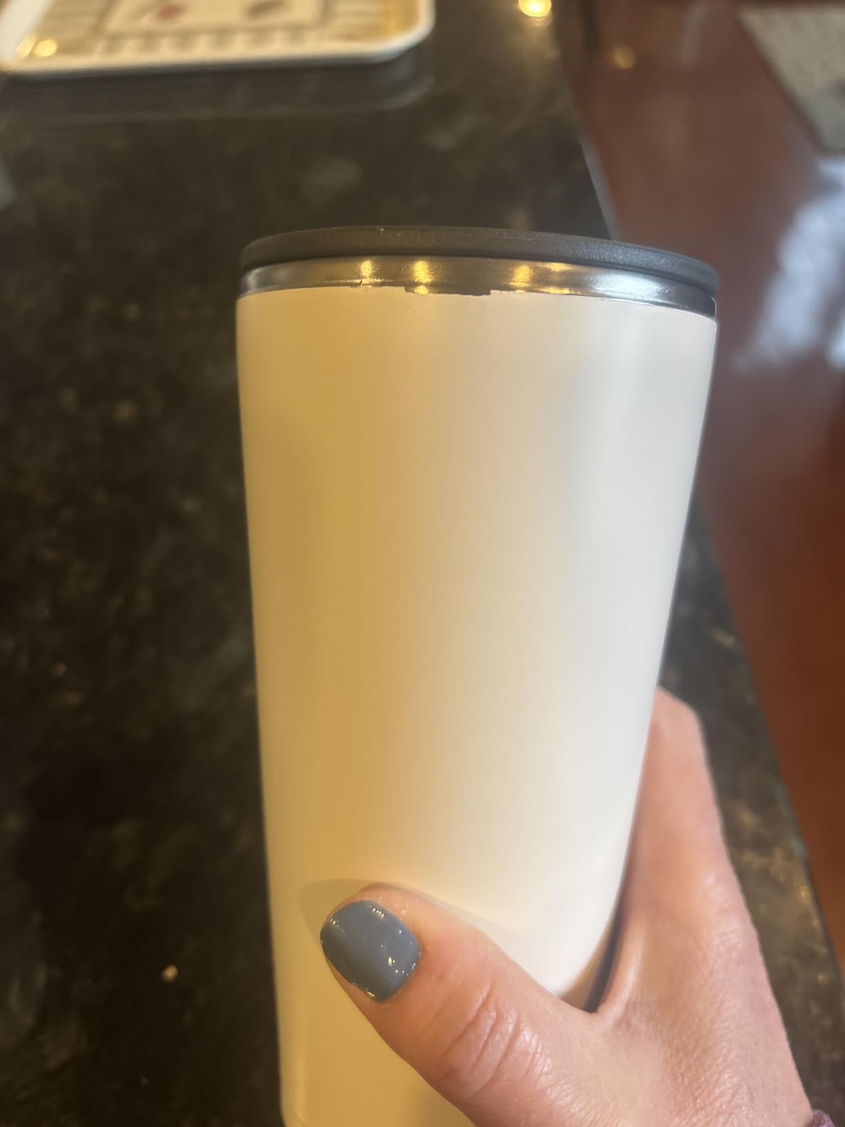 Great tumbler, but lid is a bit stiff